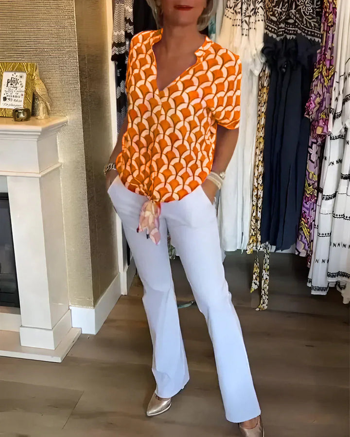 BLUSA STAMPATA STILOSA SOLVEIG