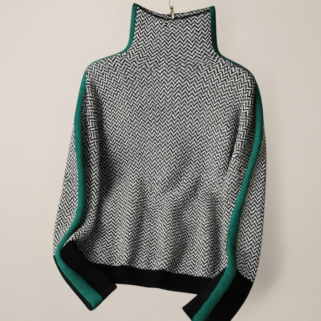 Martina™ | Pullover con Collo Alto