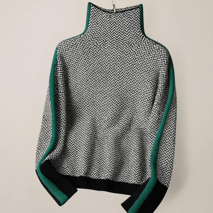 Martina™ | Pullover con Collo Alto