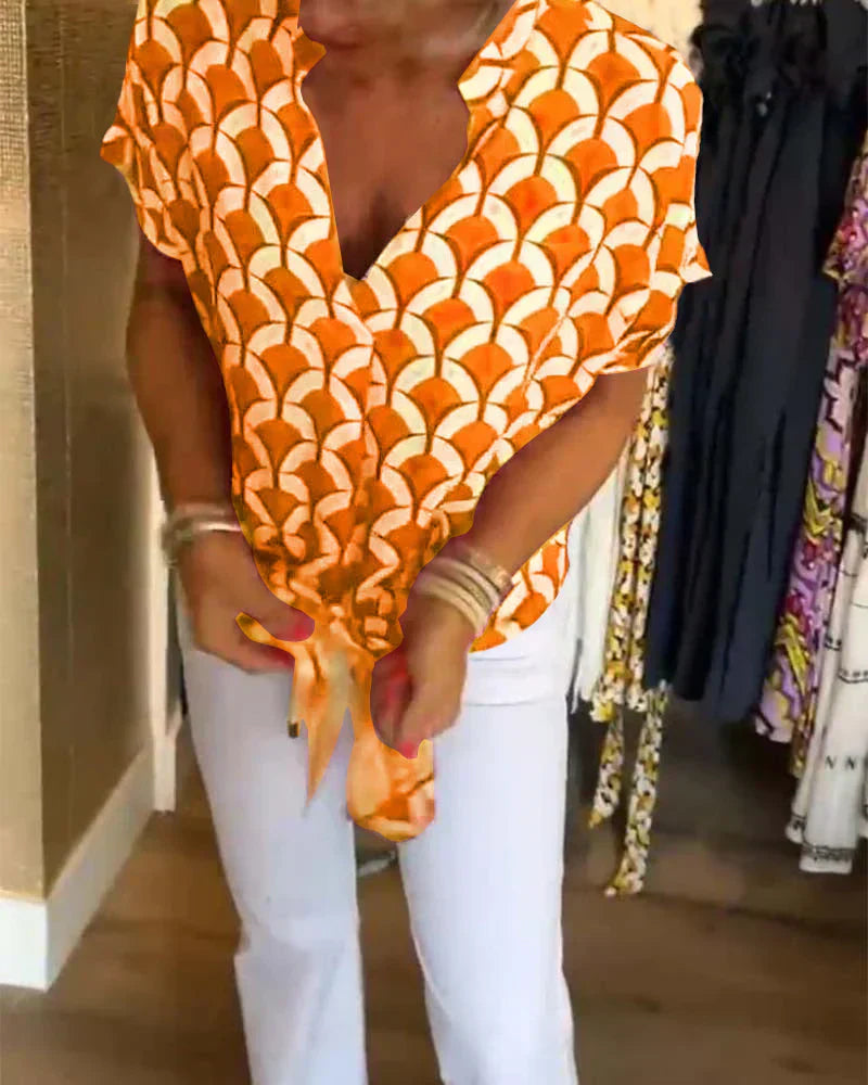 BLUSA STAMPATA STILOSA SOLVEIG