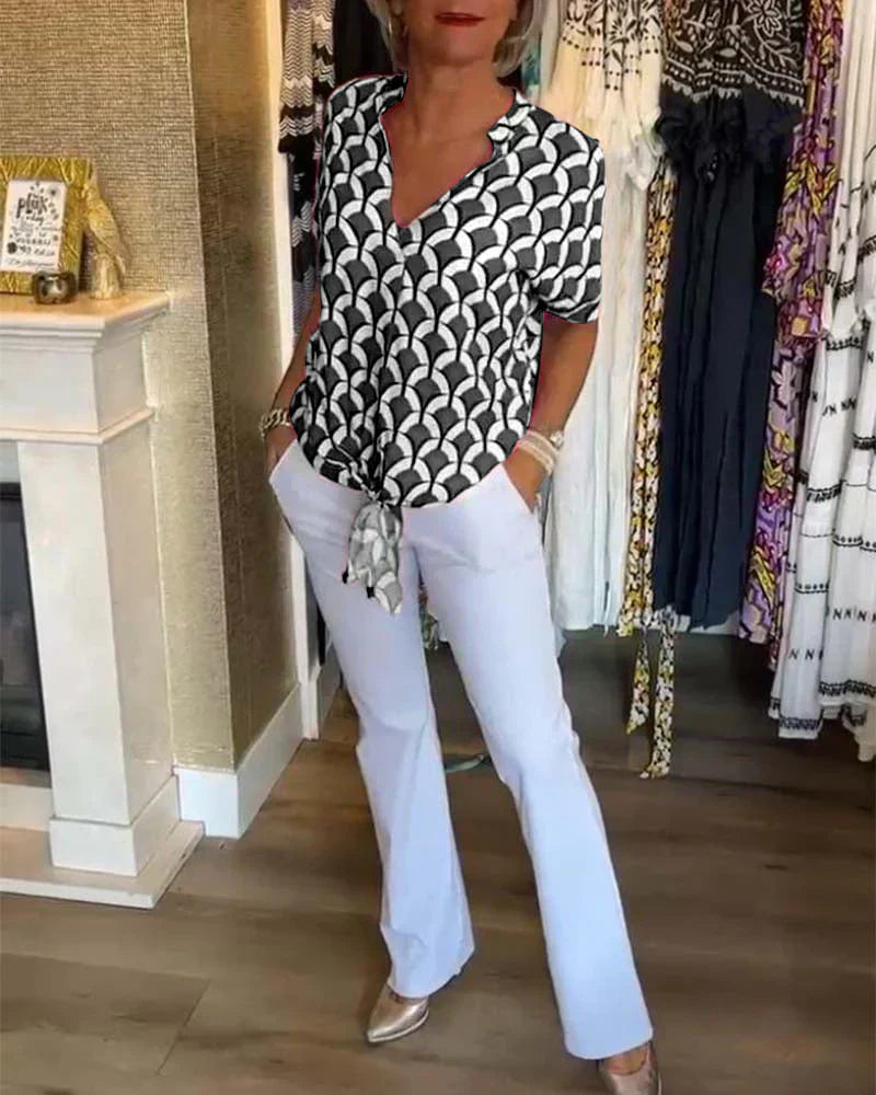 BLUSA STAMPATA STILOSA SOLVEIG