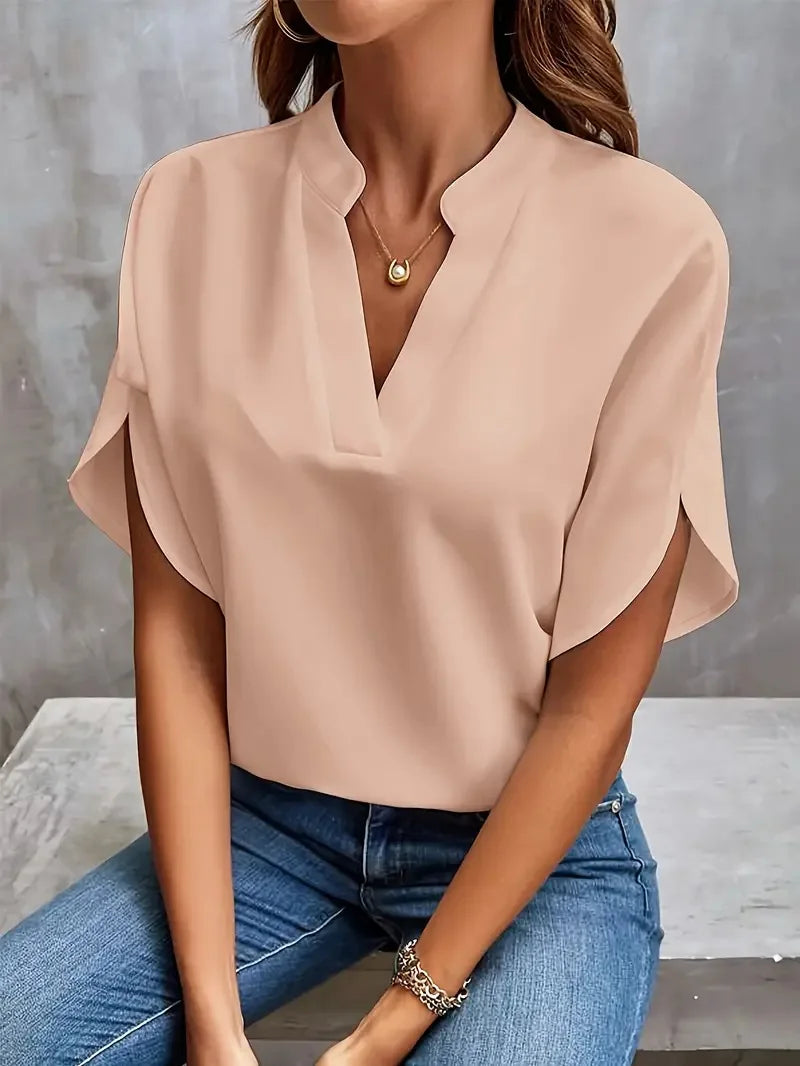 Bettina | Blusa fluida con scollatura a V elegante