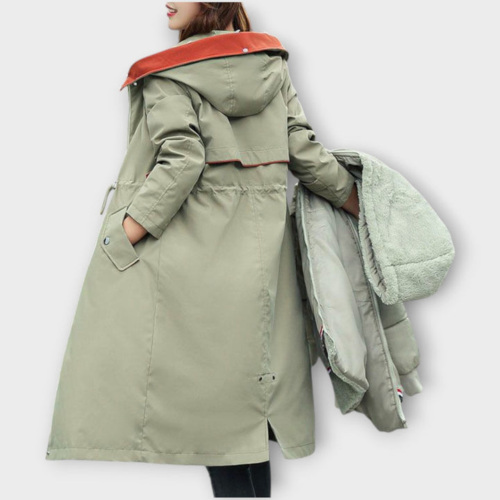 Parka Invernale Lungo in Finta Pelliccia