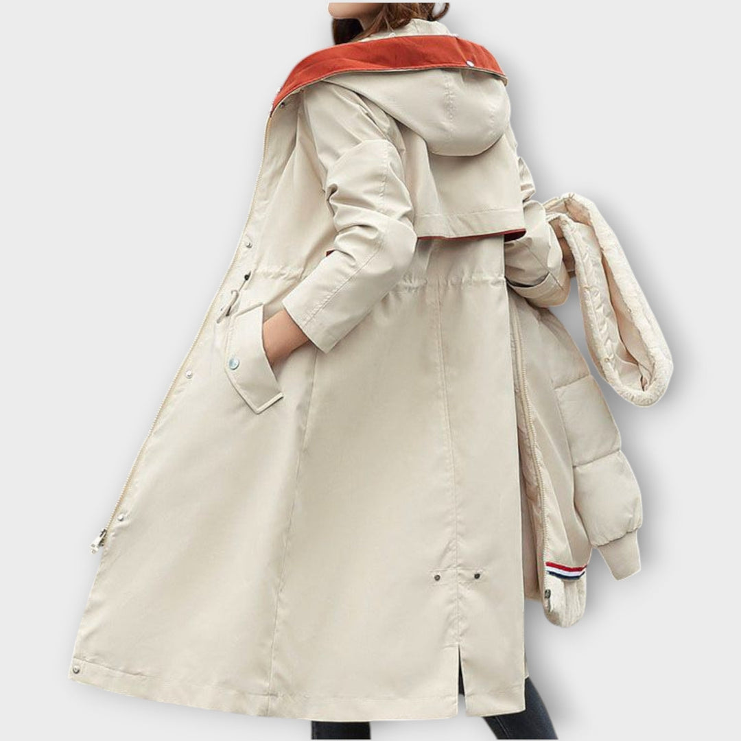 Parka Invernale Lungo in Finta Pelliccia