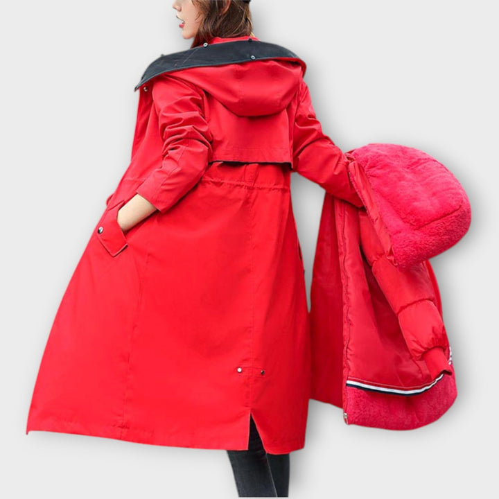 Parka Invernale Lungo in Finta Pelliccia