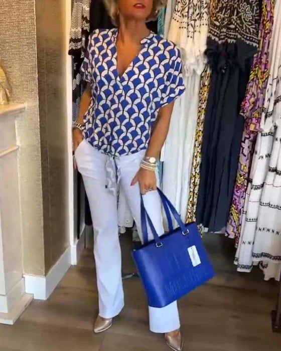 BLUSA STAMPATA STILOSA SOLVEIG