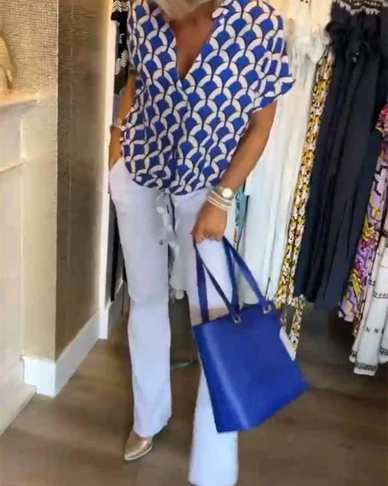 BLUSA STAMPATA STILOSA SOLVEIG