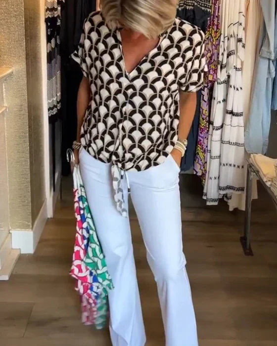 BLUSA STAMPATA STILOSA SOLVEIG