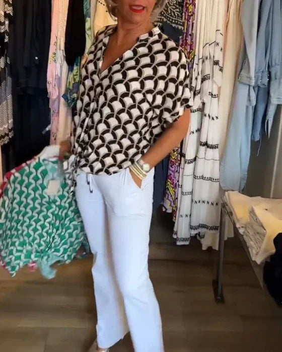 BLUSA STAMPATA STILOSA SOLVEIG